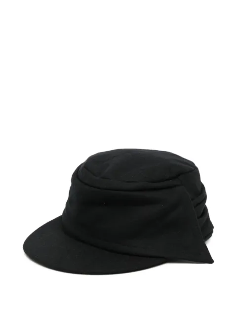 Yohji Yamamoto draped peaked hat