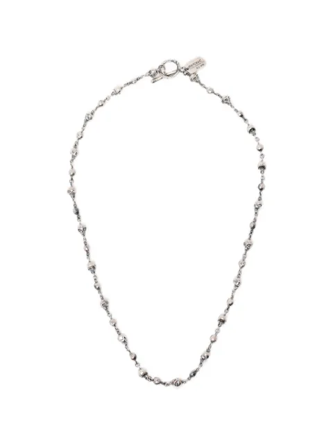 Yohji Yamamoto skull-detail chain necklace