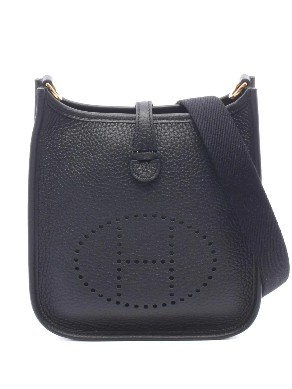 Hermès Pre-Owned Borsa a tracolla Evelyne TPM 16 in pelle Clemence 2026 - Nero