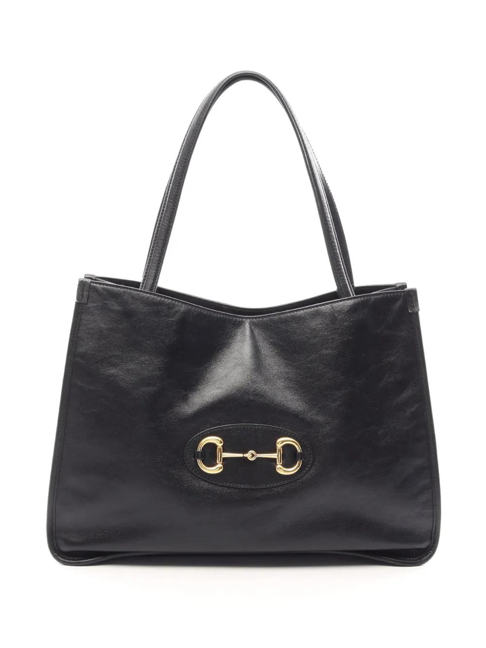 Gucci Pre-Owned Borsa tote Horsebit 1955 media in pelle 2016-2026 - Nero