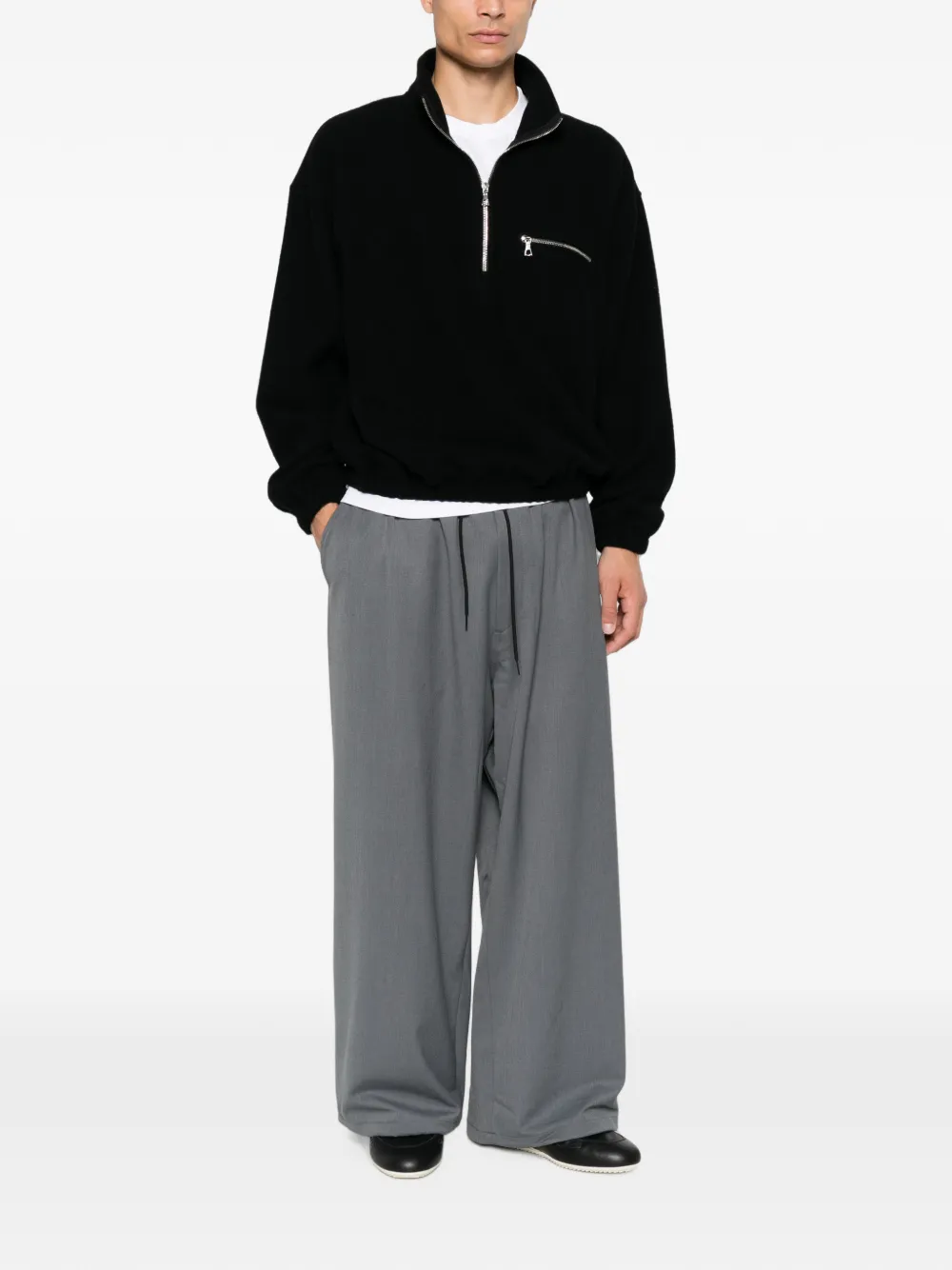 Y-3 x Yohji Yamamoto broek met trekkoord Grijs