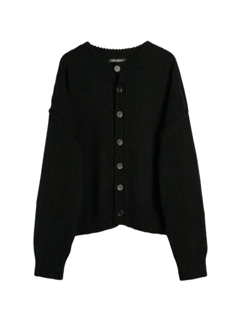 OUR LEGACY Pitch slub-knit cardigan