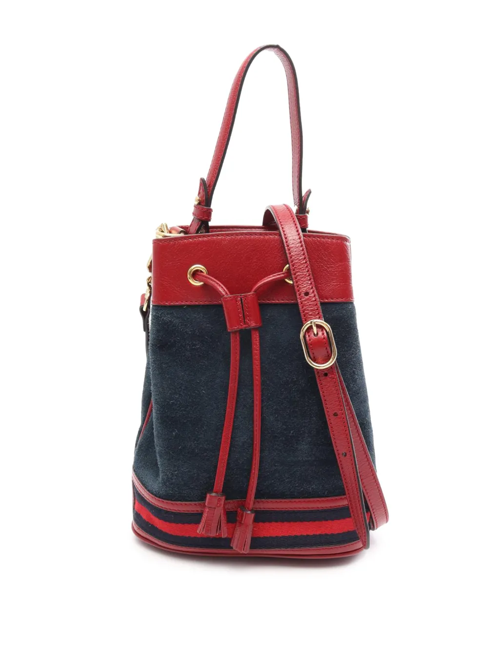 Gucci Pre-Owned 2016-2026 Small Suede Ophidia Bucket satchel - Blu