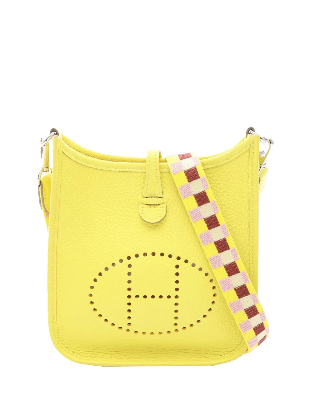 Hermès Pre-Owned Borsa a tracolla Amazone Evelyne 16 in pelle Clemence 2022 - Giallo
