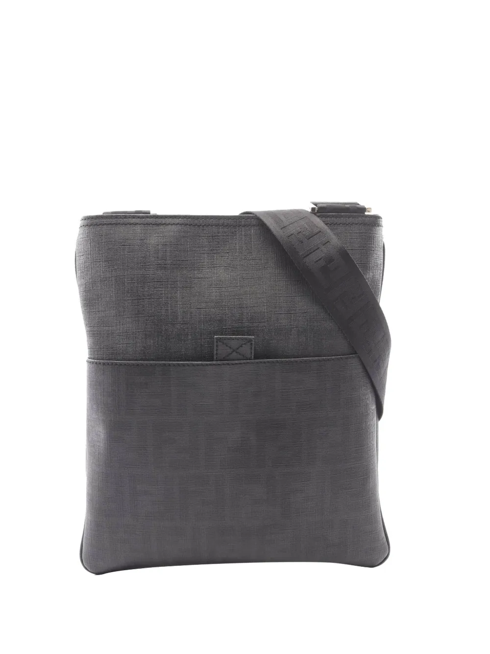 Fendi Pre-Owned Borsa a tracolla Spalmati con motivo Zucca 2000-2010 - Grigio