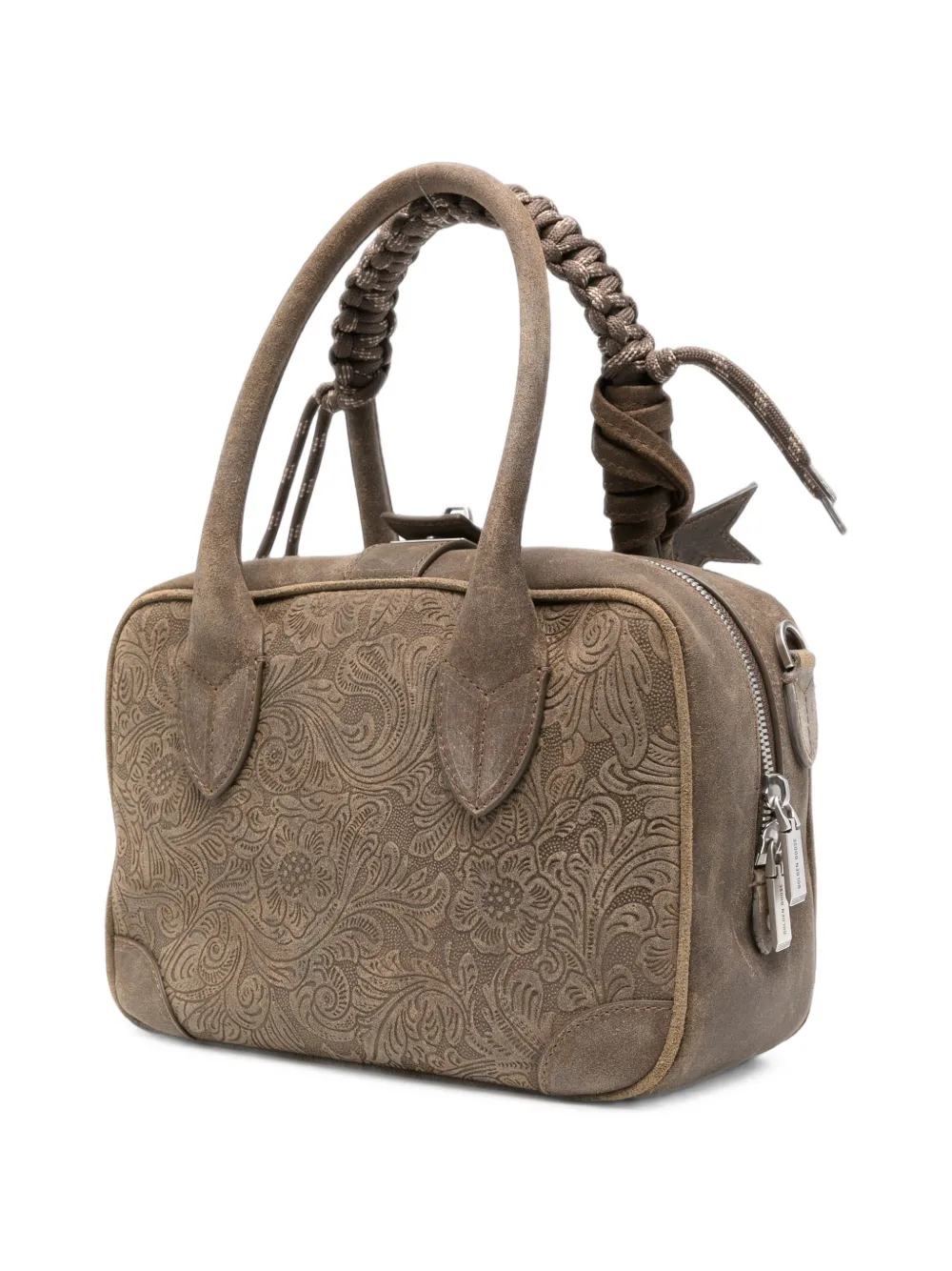 Golden Goose Vita schoudertas met ster-patch in reliëf Groen