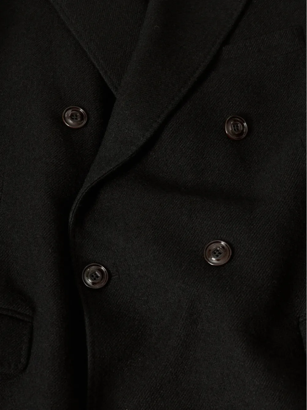 OUR LEGACY Halt blazer met dubbele rij knopen Zwart