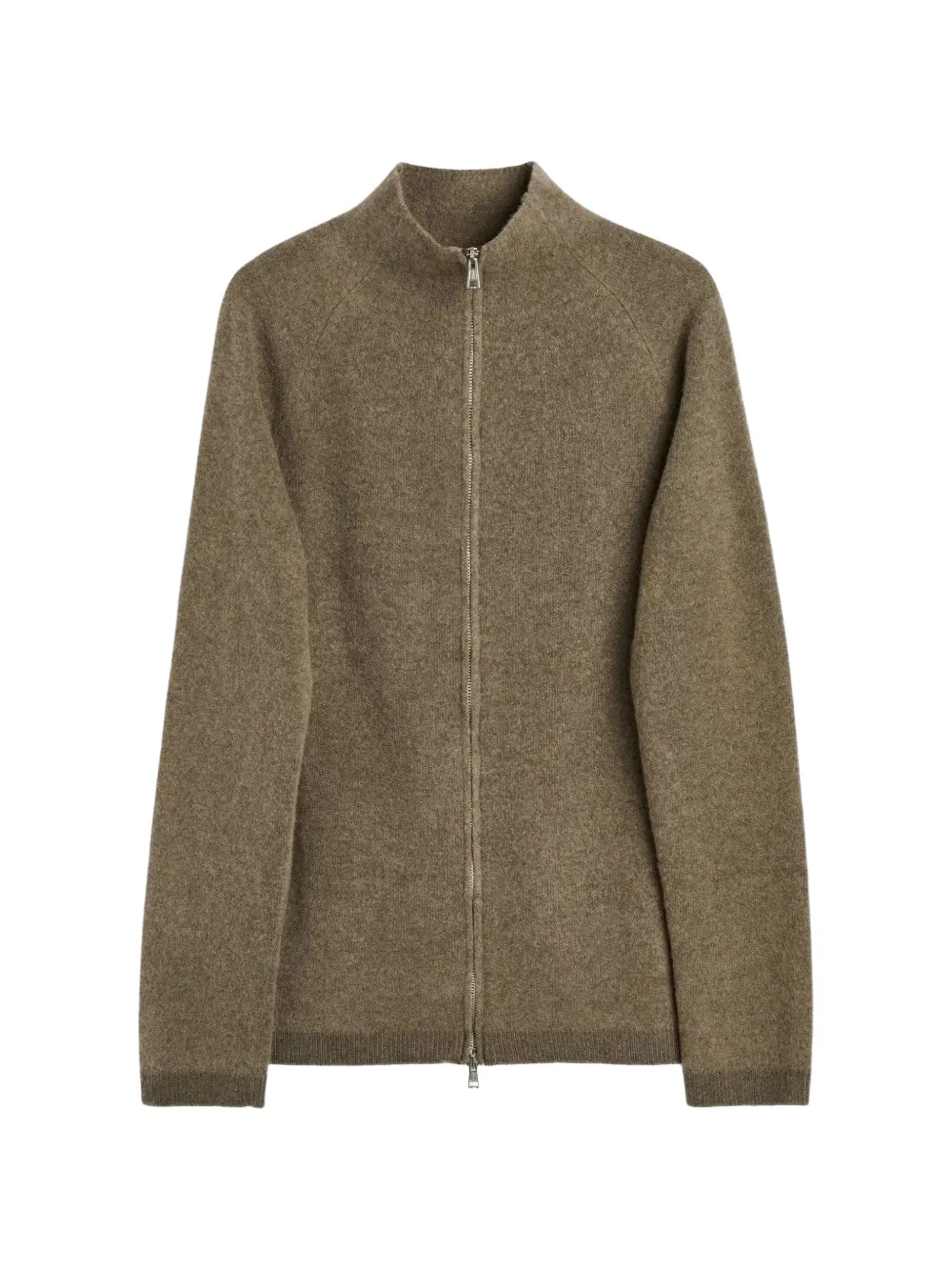 OUR LEGACY Dash zip-up wool cardigan Bruin