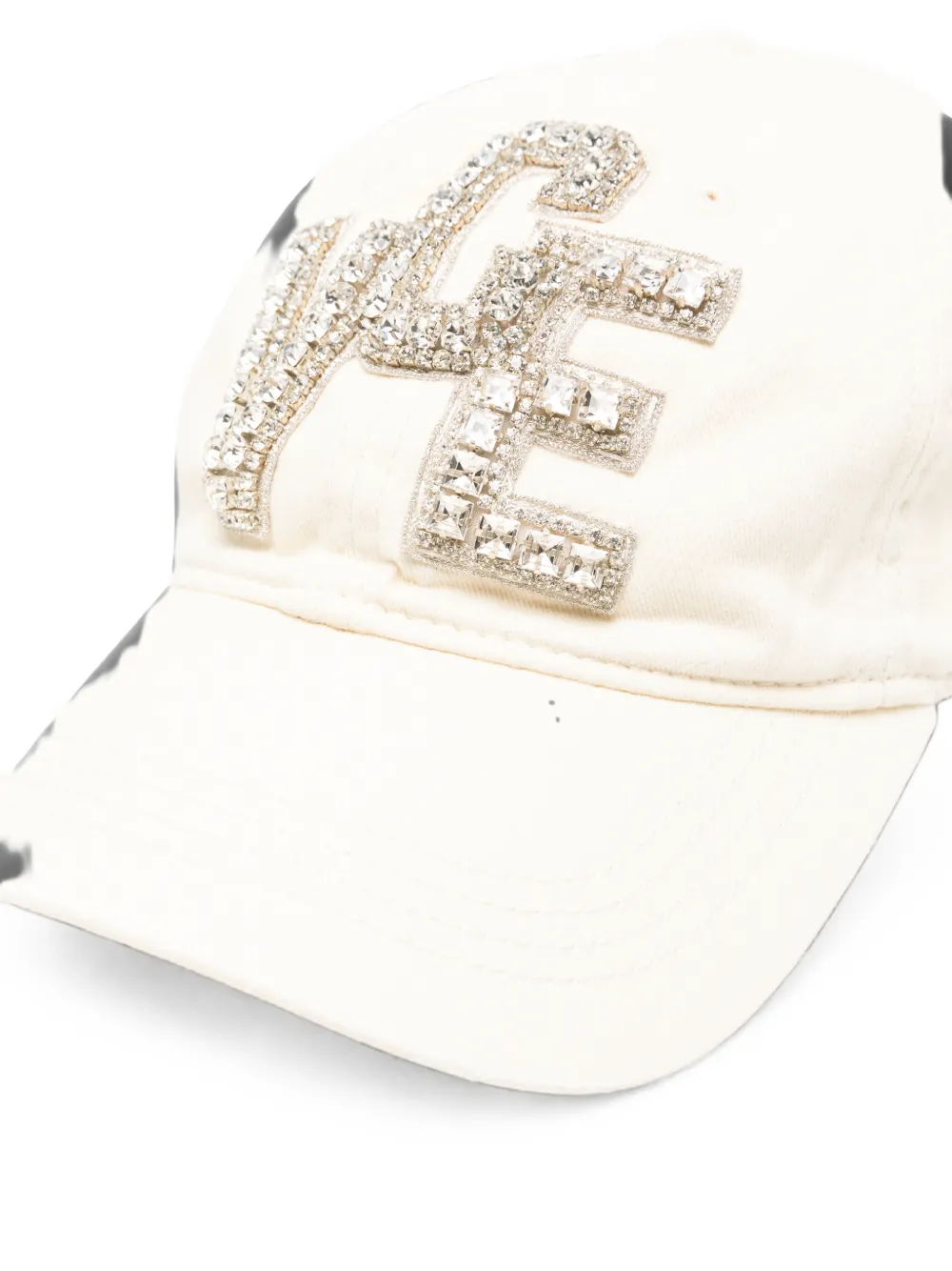 Golden Goose Pet verfraaid met kristallen Beige