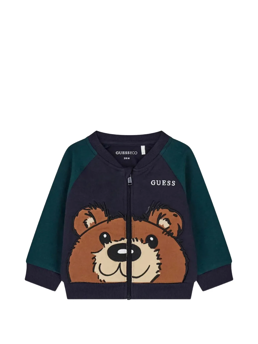 guess kids Twee trainingspakken met beerpatroon Blauw