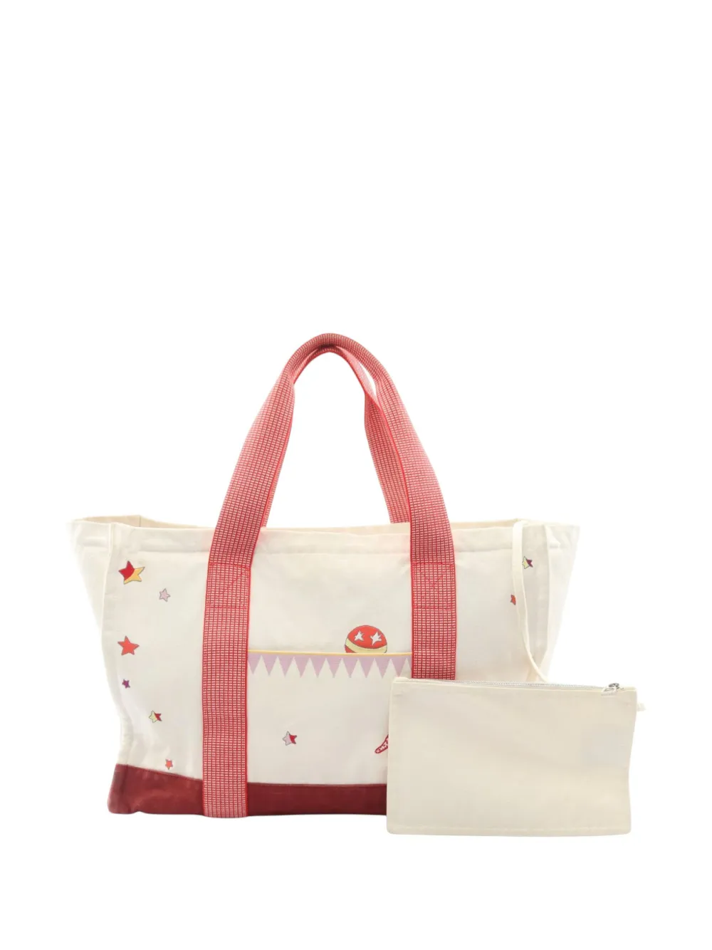 Hermès Pre-Owned 2000-2026 Canvas Circus Nappy tote bag - Weiß