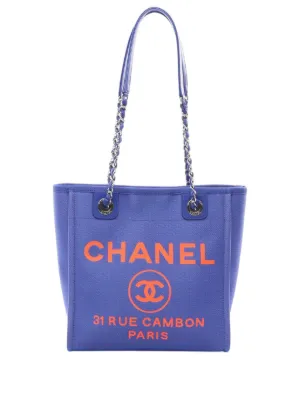 CHANEL Pre-Owned 2014 ラージ キャンバス ドーヴィル O ケース
