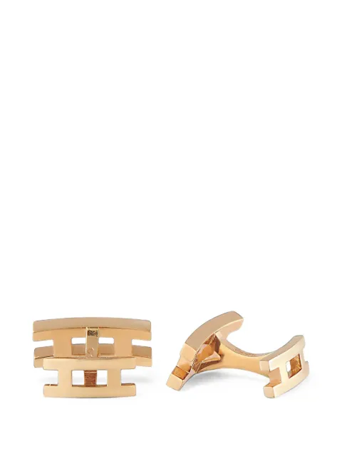 Hermès Pre-Owned pierced H cufflinks