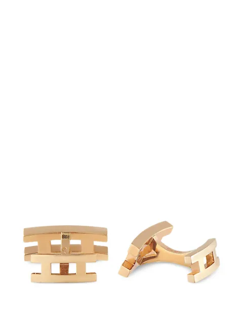 Hermès Pre-Owned pierced H cufflinks