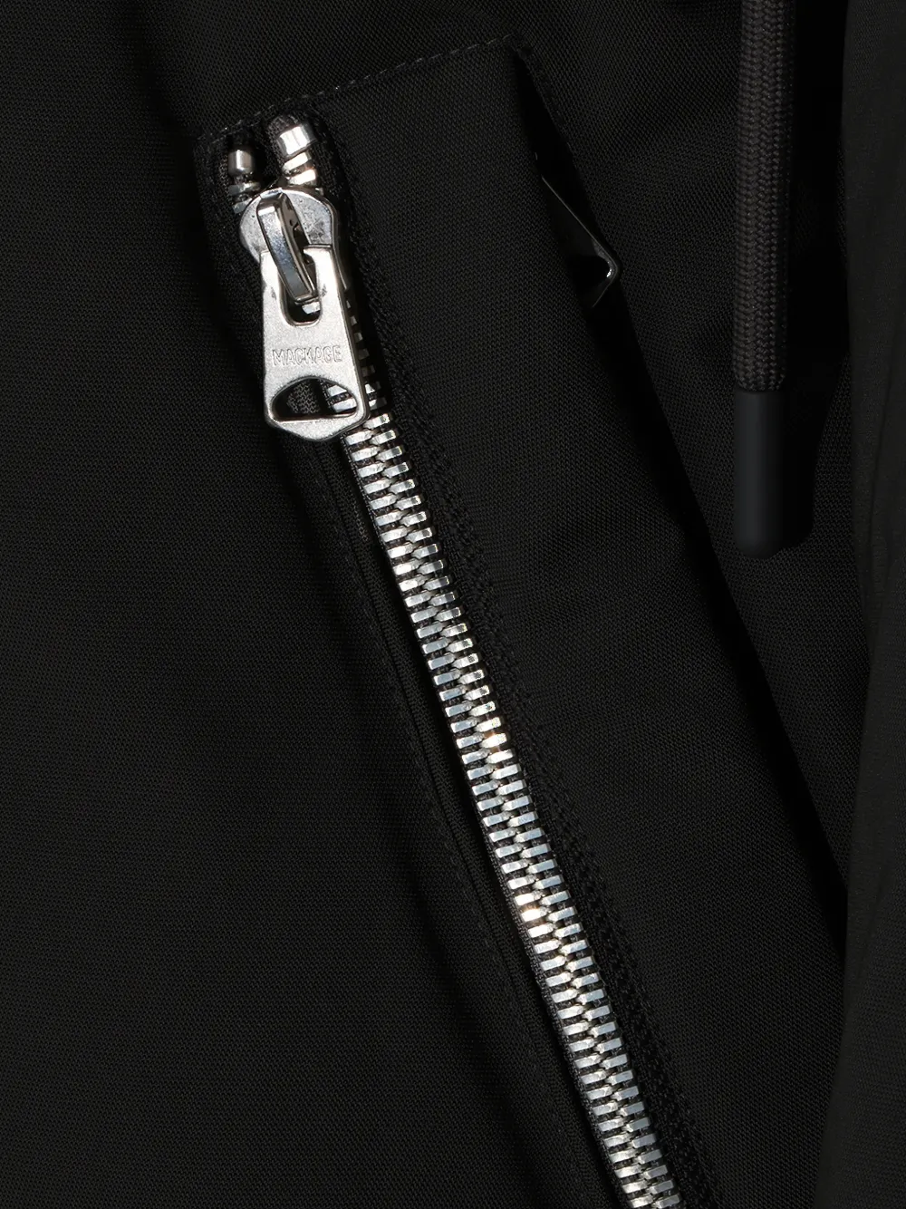 Mackage Gevoerd jack met capuchon Zwart