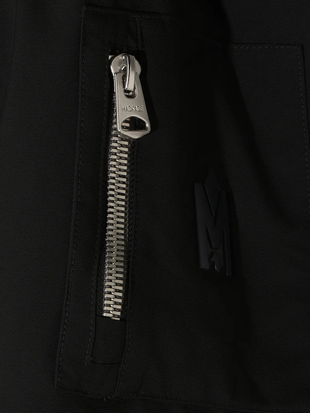 Mackage Gevoerd jack met capuchon Zwart