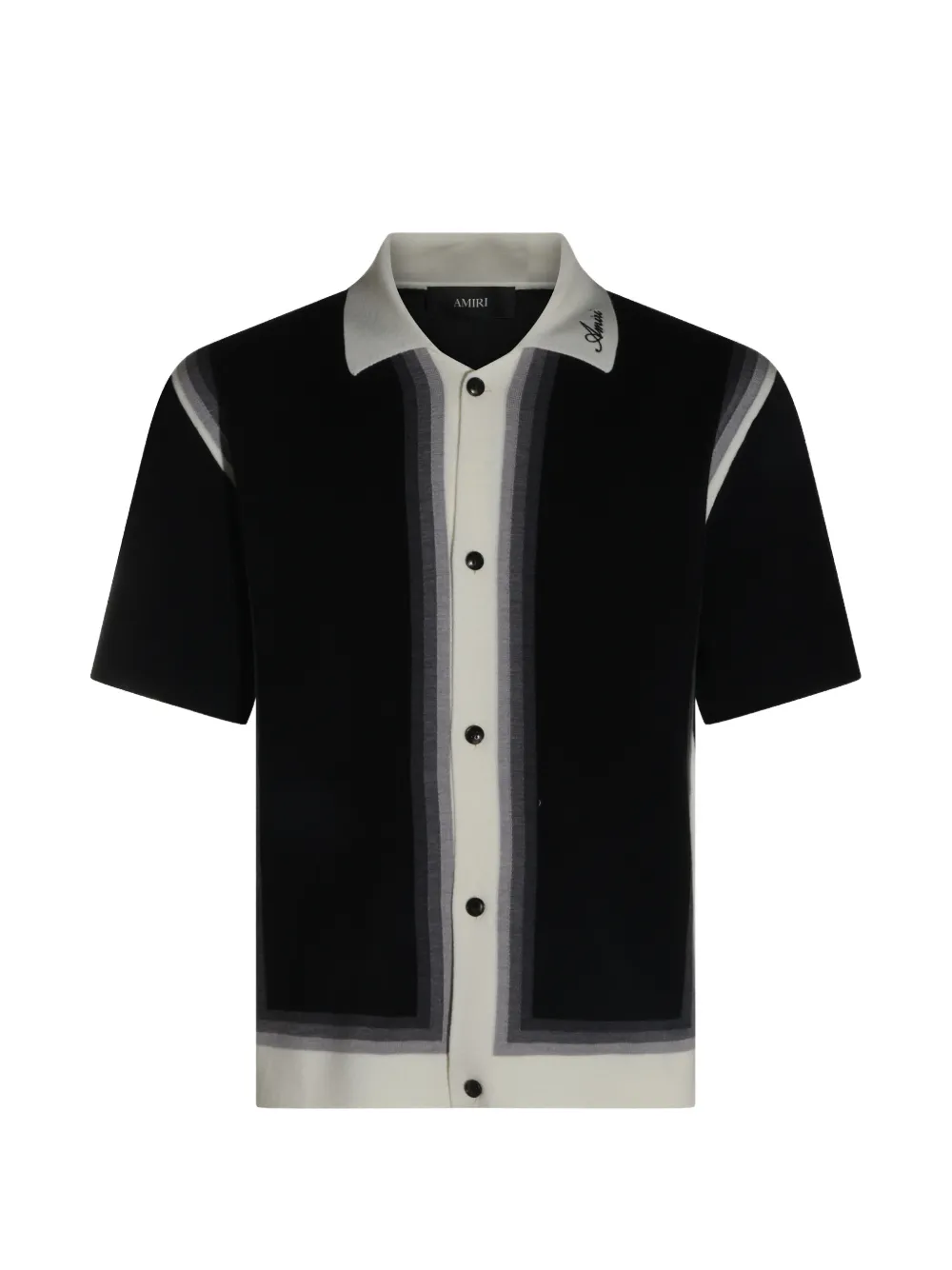 AMIRI panels knit shirt - Nero