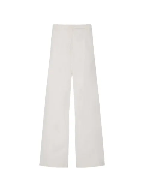 Another Tomorrow embroidered-logo jeans