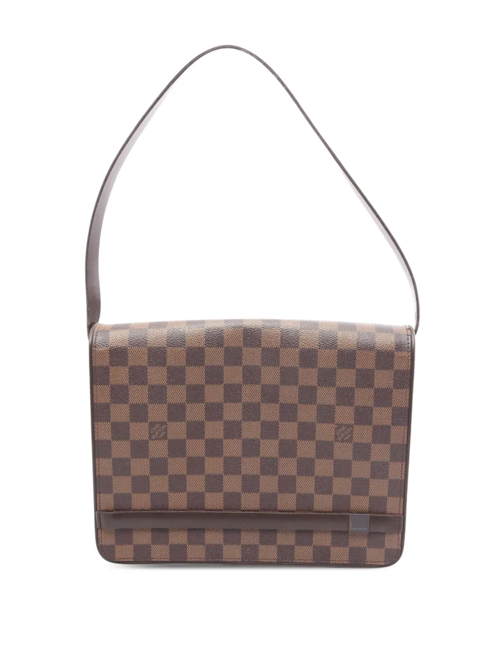 Louis Vuitton Pre-Owned 2001 Damier Ebene Tribeca Carre shoulder bag - Braun