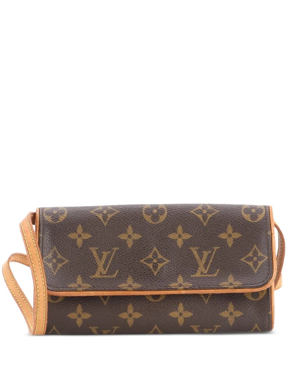 Louis Vuitton Pre-Owned Twin Handbag Monogram Canvas PM crossbody bag - Marrone