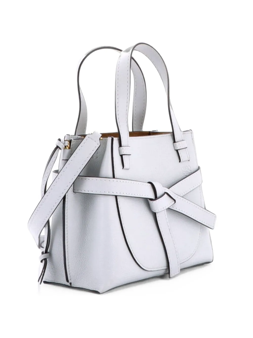 Loewe Pre-Owned Gate Tote Leather Mini satchel - Blau