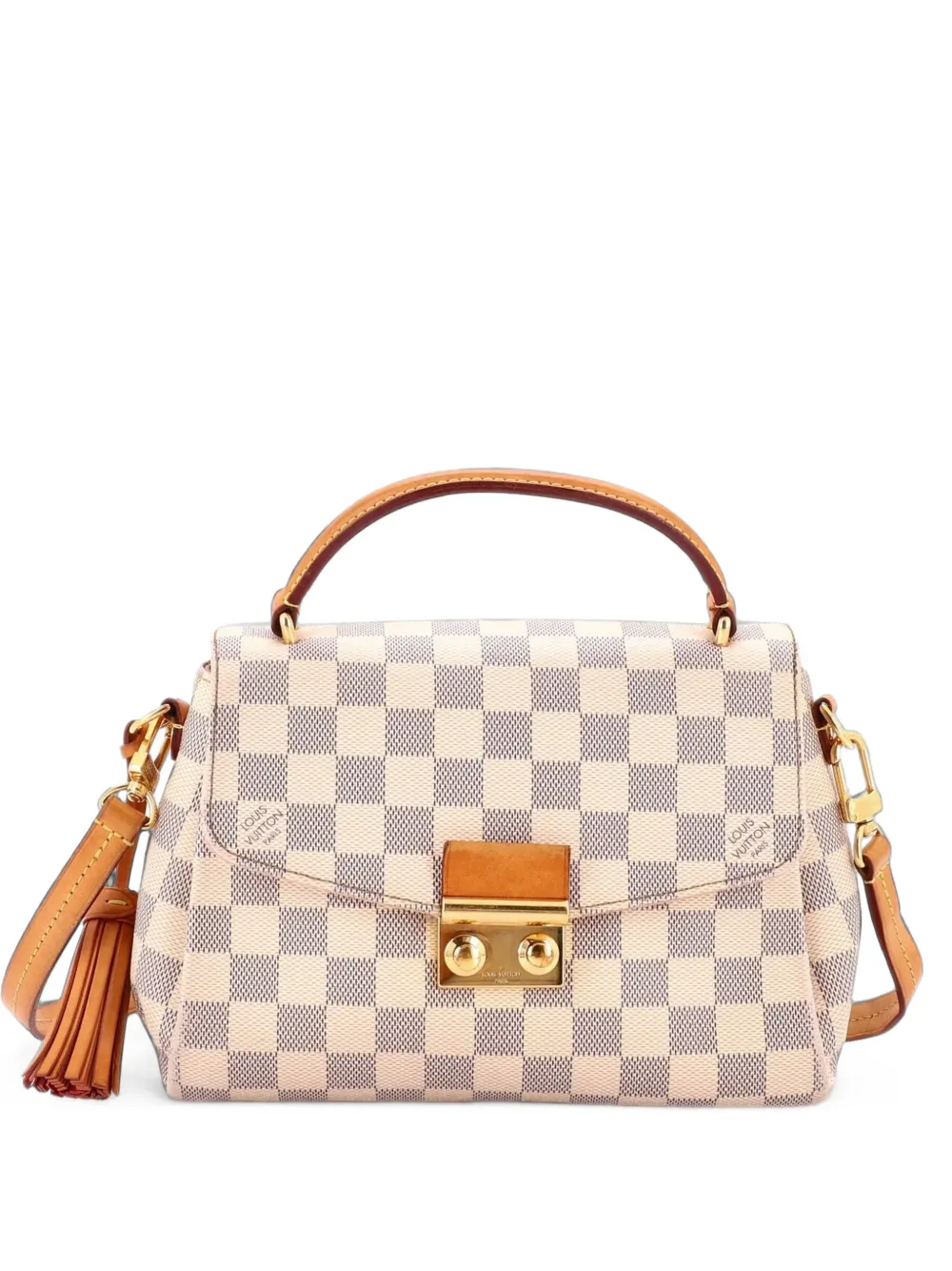 Louis Vuitton Pre-Owned Croisette Handbag Damier crossbody bag - Bianco