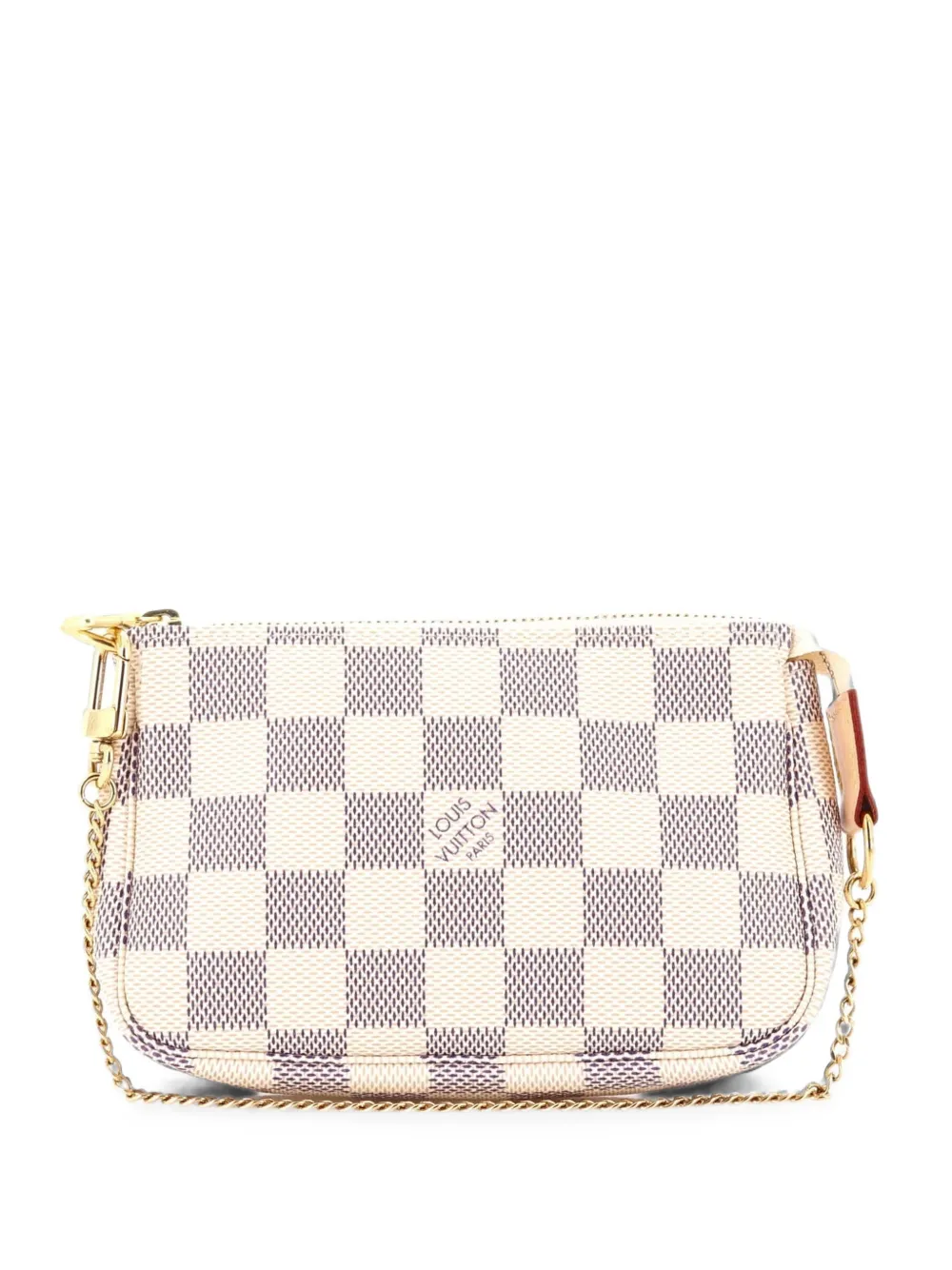 Louis Vuitton Pre-Owned Pochette Accessoires Damier Mini clutch bag - Bianco