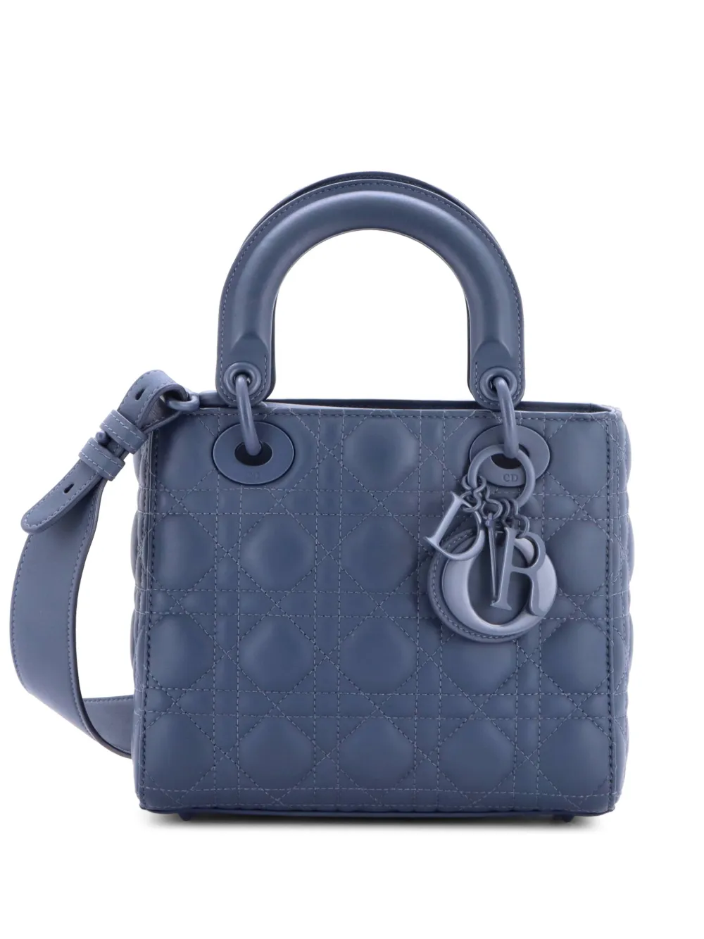 Christian Dior Pre-Owned Ultra Matte My ABCDior Lady Dior Bag Cannage Quilt Calfskin shoulder bag - Blu