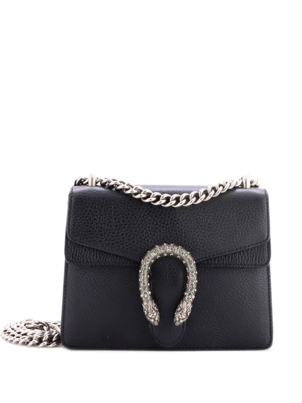 Gucci Pre-Owned Borsa a tracolla Dionysus mini in pelle - Nero