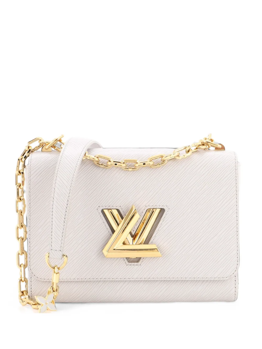 Louis Vuitton Pre-Owned Flower Charm Twist Bag Epi Leather MM shoulder bag - Grau