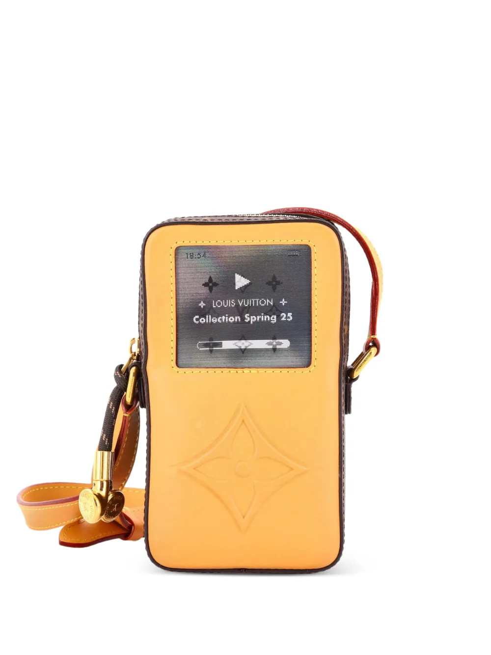 Louis Vuitton Pre-Owned Music Player Wearable Wallet Monogram Canvas and Leather crossbody bag - Brown