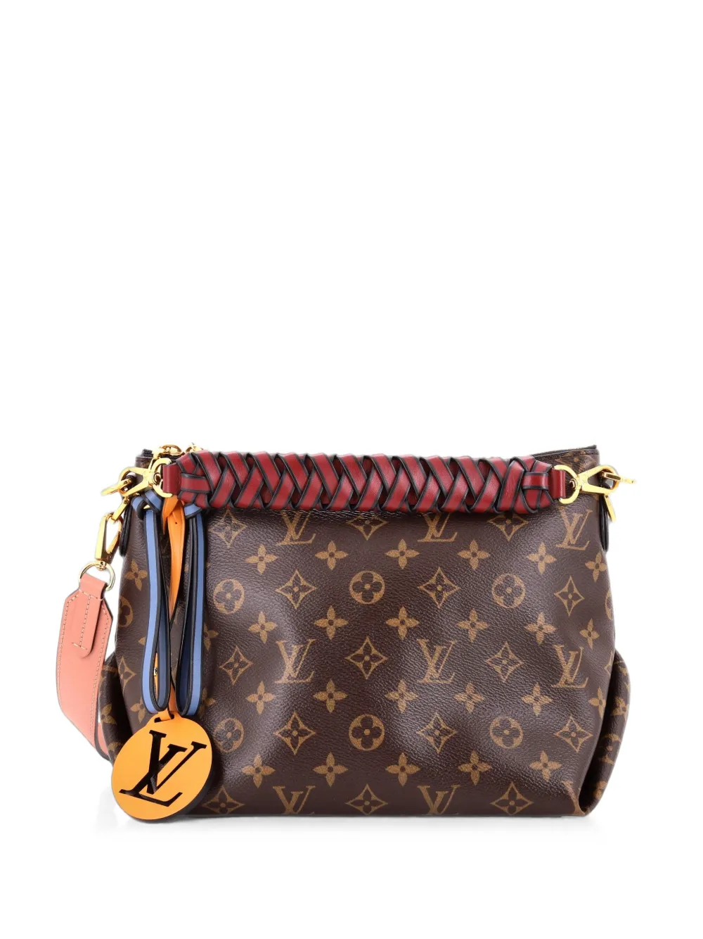 Louis Vuitton Pre-Owned Braided Handle Beaubourg Monogram Canvas Mini hobo bag - Braun