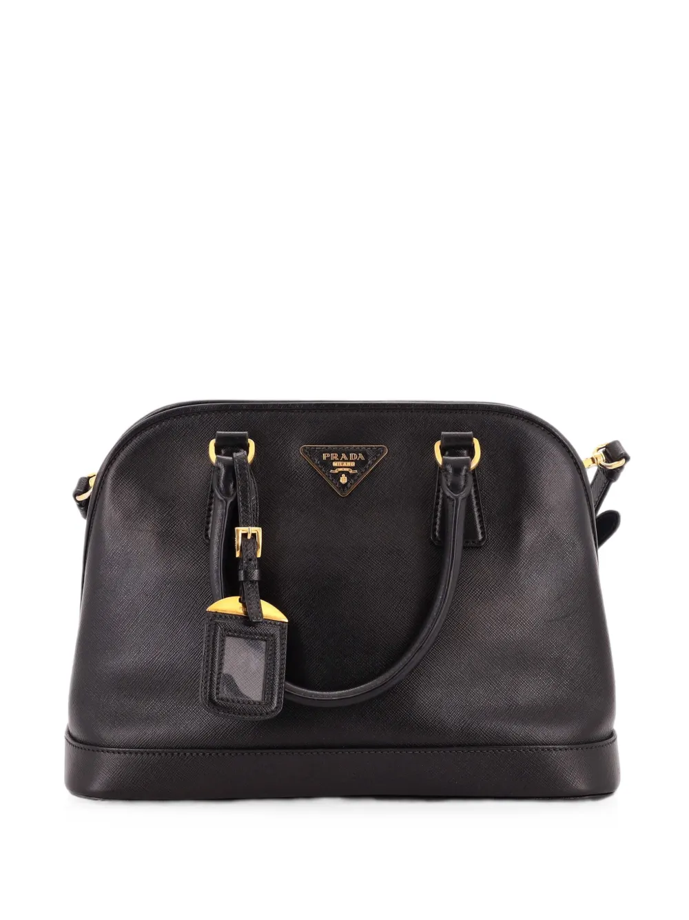 Prada Pre-Owned Borsa tote Open Promenade media in pelle Saffiano - Nero