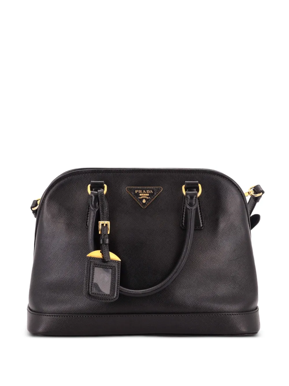 Prada Pre-Owned Borsa tote Open Promenade media in pelle Saffiano - Nero