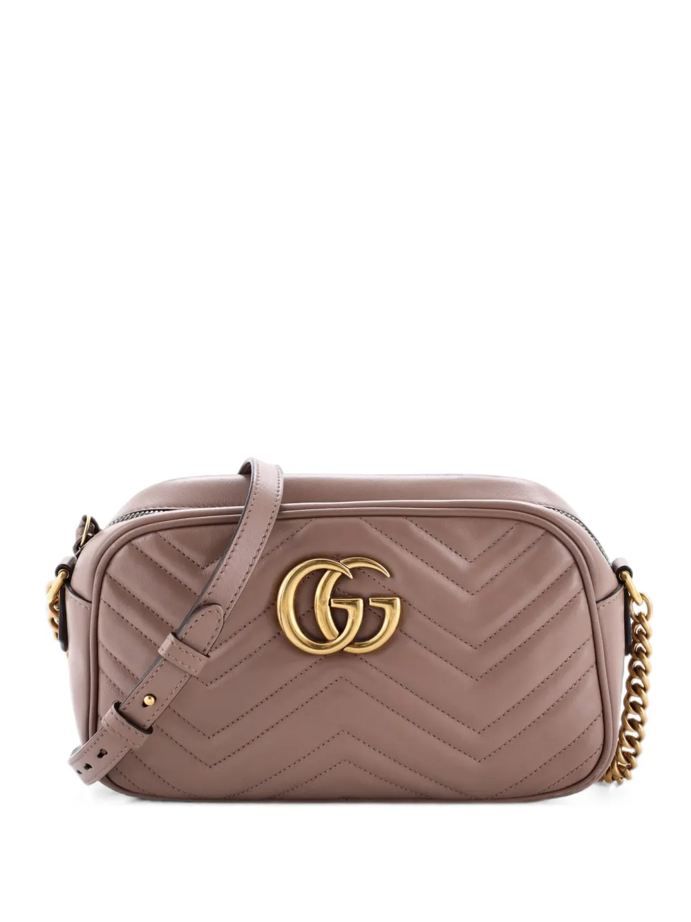 Gucci Pre-Owned GG Marmont Shoulder Bag Matelasse Leather Small crossbody bag - Toni neutri