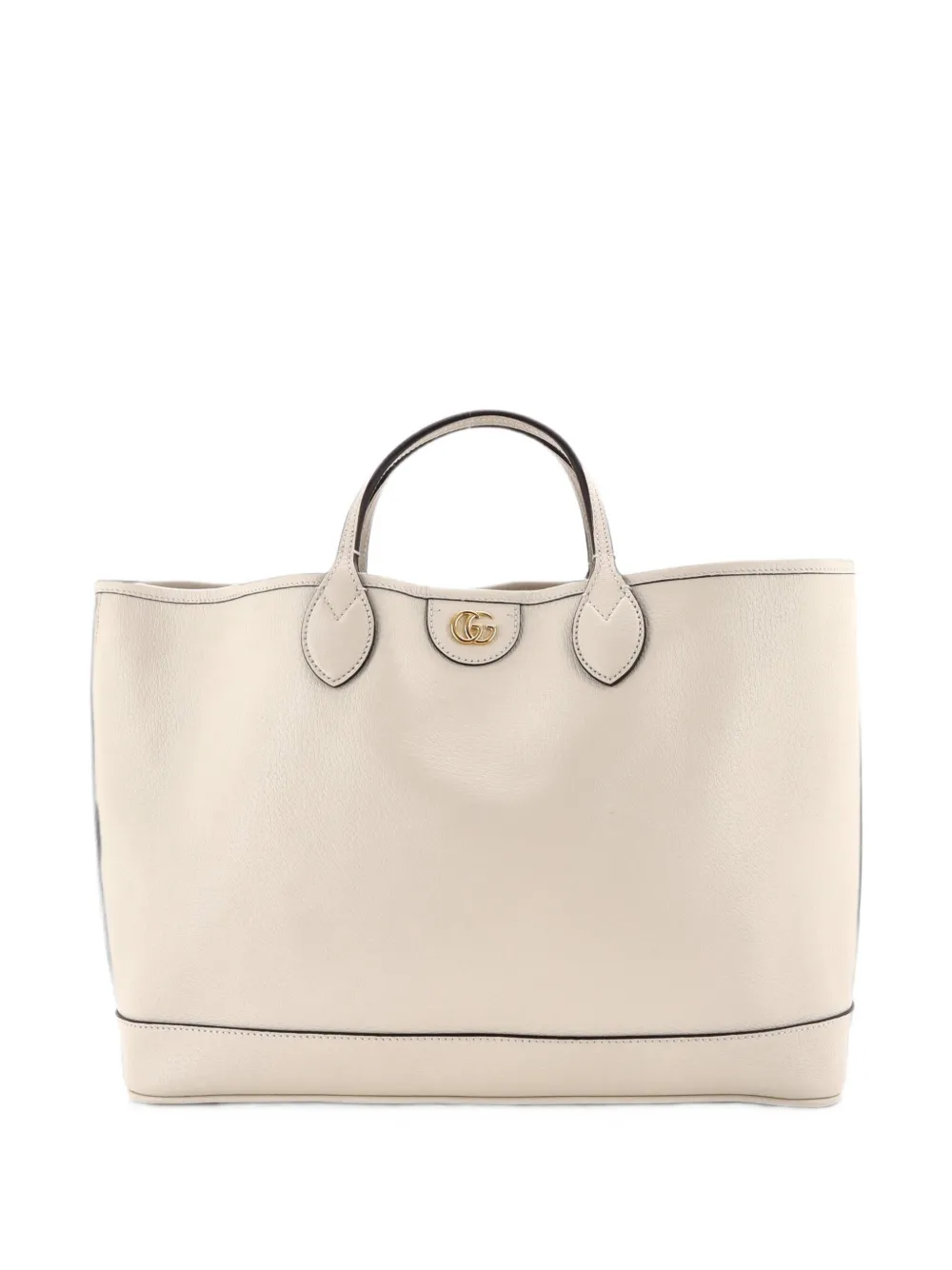 Gucci Pre-Owned Ophidia Top Handle Shopping Leather Medium tote bag - Toni neutri