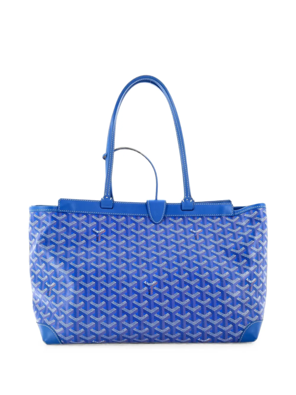 Goyard Pre-Owned Bellechasse Bag Coated Canvas PM tote bag - Blu