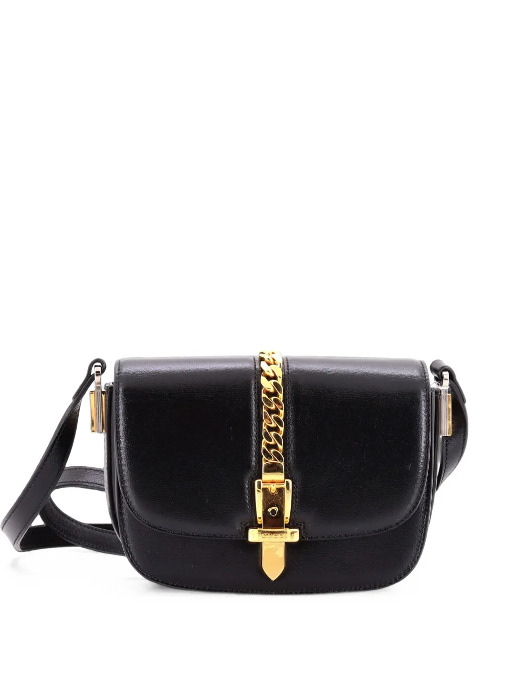 Gucci Pre-Owned Borsa a tracolla Sylvie 1969 mini in pelle - Nero