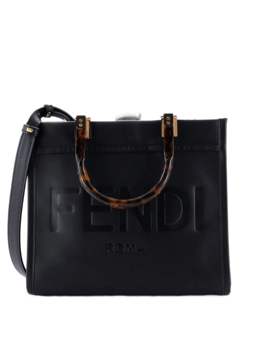 Fendi Pre-Owned Kleiner Sunshine Shopper Tote Bag - Schwarz