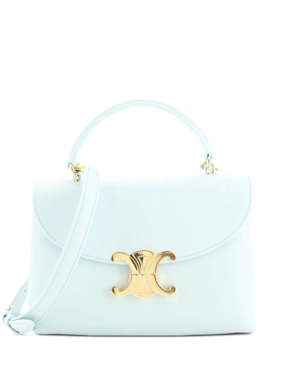 Celine Pre-Owned Nino Top Handle Bag Leather Teen satchel - Blue
