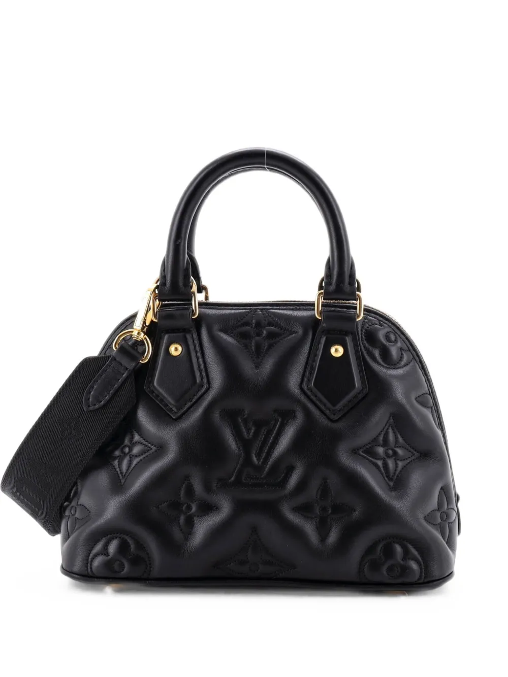 Louis Vuitton Pre-Owned Alma Handbag Bubblegram Leather BB shoulder bag - Schwarz