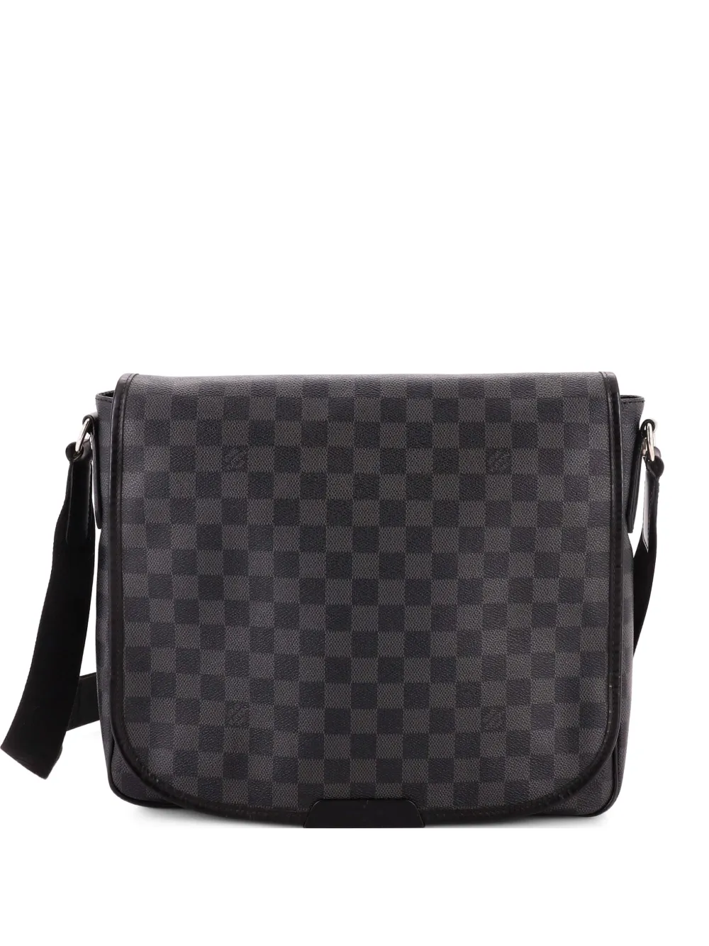 Louis Vuitton Pre-Owned Mick Kuriertasche mit Damier Graphite PM-Muster - Schwarz