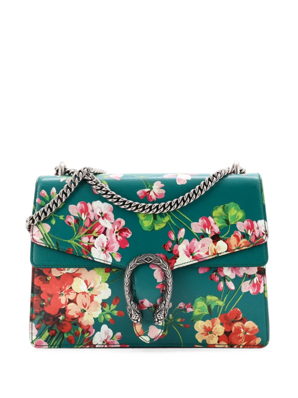 Gucci Pre-Owned Dionysus Bag Blooms Print Leather Medium shoulder bag - Oro