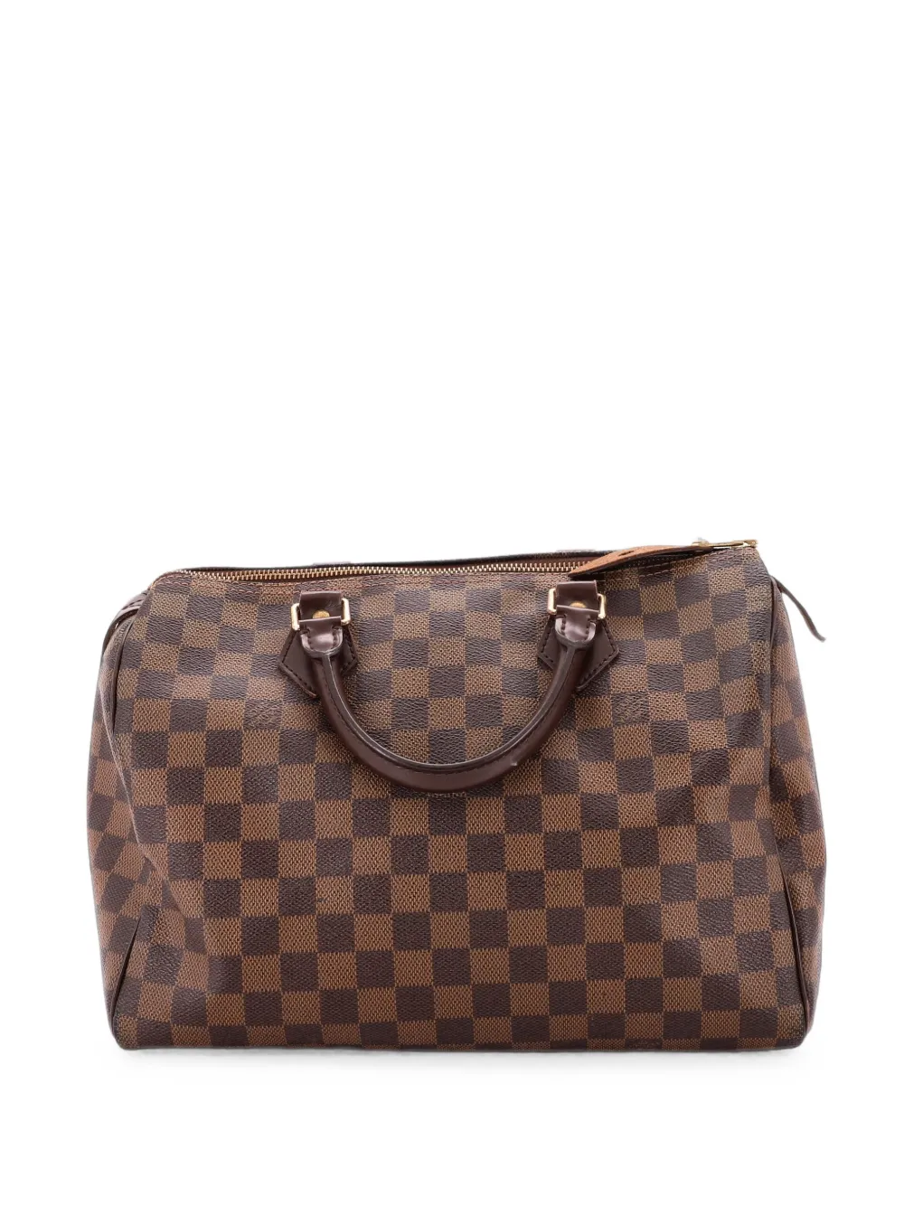 Louis Vuitton Pre-Owned Borsa a mano Speedy Damier 30 con tracolla - Marrone