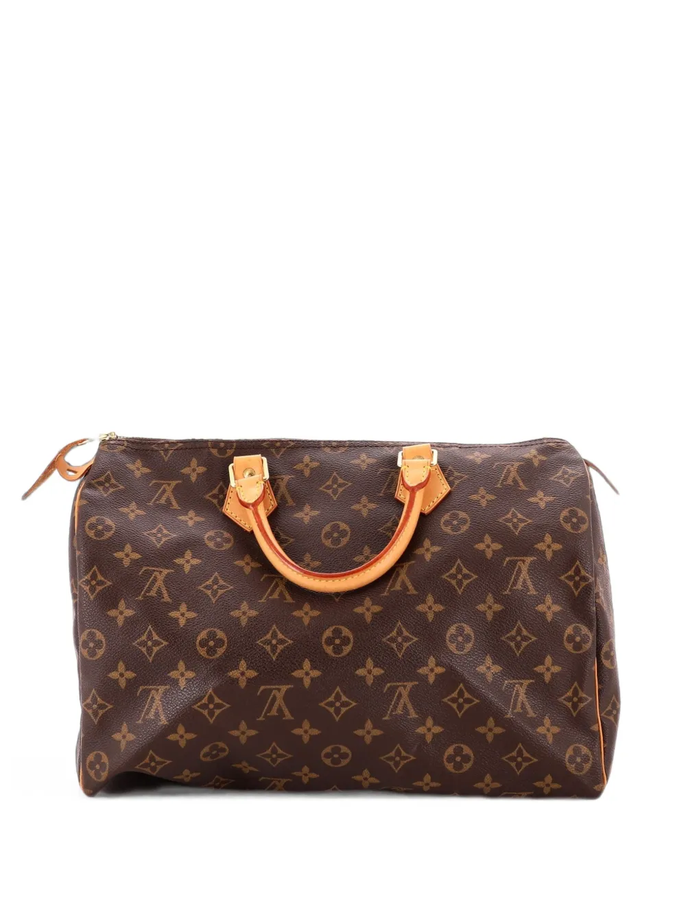 Louis Vuitton Pre-Owned Speedy MonogrammCanvas-Satchel-Tasche 35cm - Braun