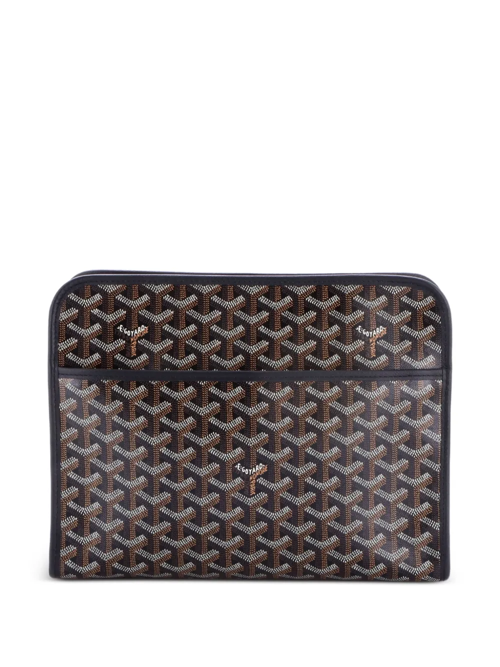 Goyard Pre-Owned Pouch Jouvence Toiletry GM in tela cerata - Nero
