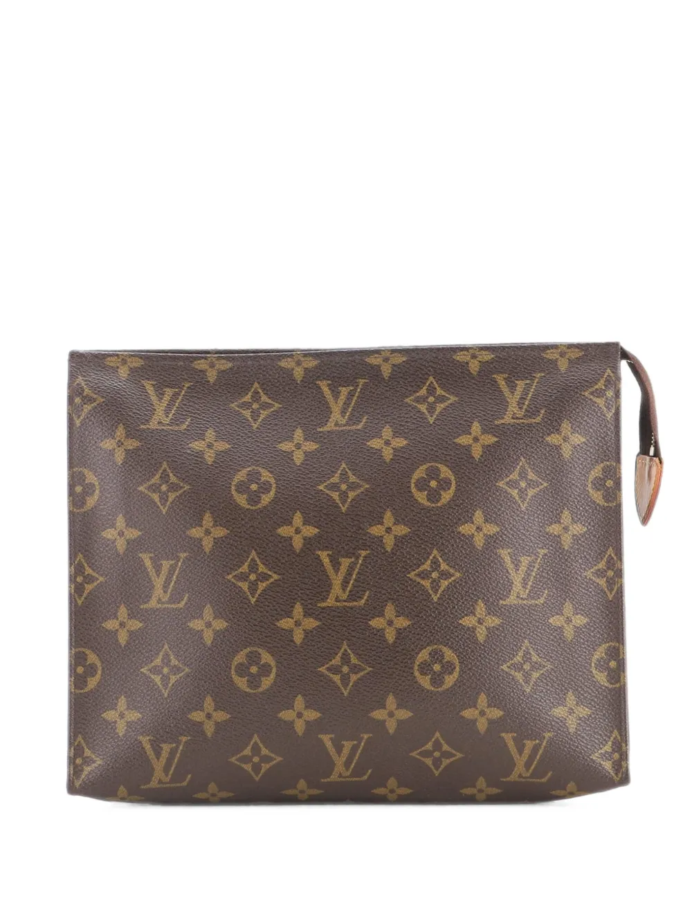 Louis Vuitton Pre-Owned Toiletry Pouch Clutch aus Canvas mit Monogramm 26cm - Braun