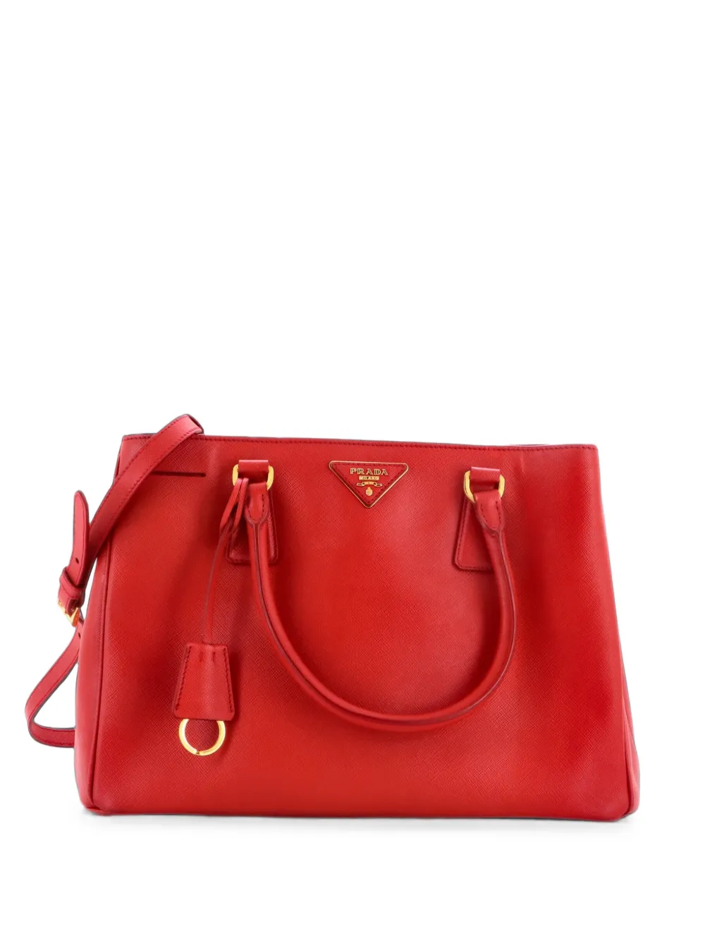 Prada Pre-Owned Gardener's Saffiano Leather Medium tote bag - Rosso