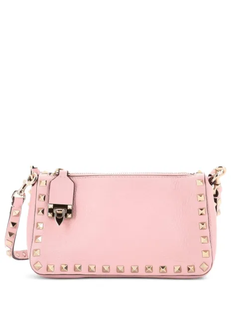 Valentino Garavani Pre-Owned Rockstud Zip Pochette Leather Small shoulder bag