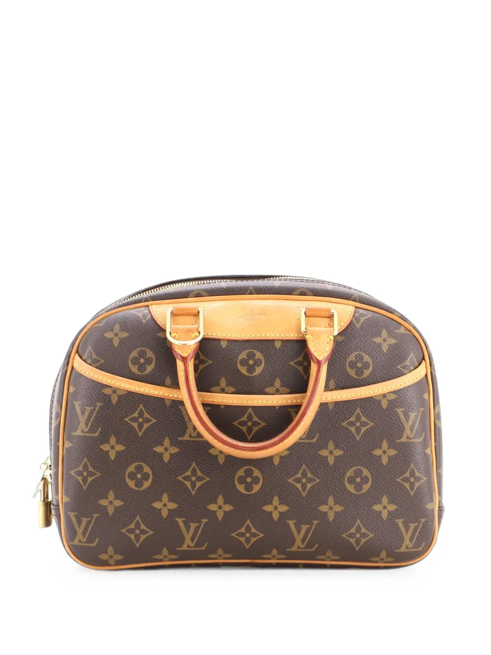 Louis Vuitton Pre-Owned Trouville Handbag Monogram Canvas satchel - Marrone
